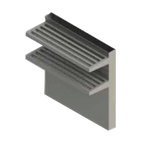 Thumbnail image #1 for Jade Range Bistro DTS-24-BIST Double-Deck Tubular High Shelf, 24-Inch, Stainless Steel