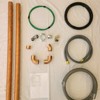 Thumbnail image #2 for RATIONAL 8730.1565US iVario Installation Kit for Water Connection, Electric Hardwiring & Copper Drain Line, Sizes 2-S, L, and XL