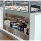Thumbnail image #1 for Oscartek La Crosse LA CROSSE COMBI 2150 86-Inch Straight-Glass Self-Contained Refrigerated Deli Display Case