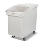Thumbnail image #1 for Concasse MCACCALM102 Mobile Plastic Ingredient Bin, 27 Gallons, Sliding Lid