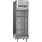 Thumbnail image #1 for Victory Refrigeration UltraSpec™ RSA-1D-S1-G-HC 1-Section Reach-In Refrigerator, 21.01 cu. ft., Full Hinged Glass Door, Stainless Steel Exterior
