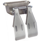 Thumbnail image #1 for Tarrison Products Ltd. TP-PLKD2 Double-Pedal Knee Valve, Self-Closing, Stainless Steel Pedals, Rough Chrome-Plated Brass Body
