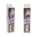 Thumbnail image #1 for CAC China 3133-01 Tulip Extra Heavy Duty Teaspoon, 6-1/8", 18/0 Stainless Steel Case of 25 Dozen