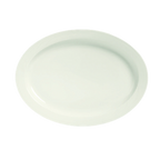 Thumbnail image #1 for Libbey Cascade 950038423 China Oval Platter, 13-1/4" x 9-5/8"