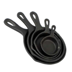 Thumbnail image #2 for Steelite Diversified Ceramics DCI204BI Mini Cast Iron Skillet, 5 oz, 7 x 5 x 1 in, Black Iron Case of 2 Dozen