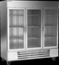 Thumbnail image #5 for Beverage-Air Horizon Series Dual-Temperature Three-Section Glass Door Reach-In Refrigerator/Freezer, Bottom Mount, Stainless Steel