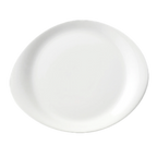 Thumbnail image #1 for Steelite International Steelite Performance, Freestyle 11280521 Freeform Ceramic Plate, 10 x 8.125 in, Alumina Vitrified 1 Dozen