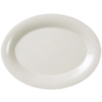 Thumbnail image #1 for Thunder Group San Marino AD209WS Oval Melamine Platter, White, 9-1/2" x 7-1/4" Case of 6 Dozen
