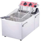 Thumbnail image #2 for Serv-Ware EF-06L Countertop Electric Fryer, Single Tank, 1.5-Gallon, Thermostatic, Stainless Steel, 120V