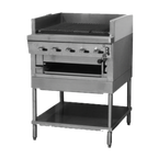 Thumbnail image #1 for Montague Company Legend UFSM-60R 60-Inch Freestanding Modular Charbroiler with Stainless Steel Radiants and Adjustable 3-Position Cast-Iron Grate