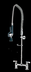Thumbnail image #3 for Krowne Royal Series Deck-Mount Pre-Rinse Assembly with 38-Inch Stainless Steel Hose, 8-Inch Centers, and 1.2 GPM Spray Head