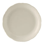 Thumbnail image #1 for Tuxton China DuraTux®© SEA-100 Ceramic Plate, 10-Inch Round, Scalloped Edge 1 Dozen