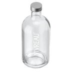 Thumbnail image #1 for Vivreau Advanced Water Systems LOUNGE BOTTLE, CUSTOM, 750ML - GRAY Glass Water Serving Bottle, 750 mL, Gray Twist-Top Cap Case of 20
