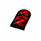 Thumbnail image #1 for Libertyware TXTTHH-C Teflon-Coated Handle Holder, Chili Pepper Design, Black Case of 240