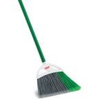 Thumbnail image #1 for Libman Commercial 205 Large Angle Broom with Green Steel Handle and Recycled PET Fibers Case of 6