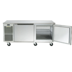 Thumbnail image #1 for Traulsen Spec-Line TU072HT Two-Section Undercounter Reach-In Refrigerator, 20 cu. ft., 2 Solid Doors, Side-Mount Self-Contained