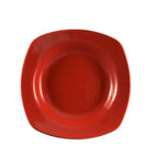 Thumbnail image #1 for CAC China Festiware P-88-R Square Ceramic Pasta Bowl, 22 oz, 11.5-inch, Red 1 Dozen