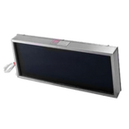 Thumbnail image #1 for Marshall Air Systems ThermoGlo 500799 72-Inch Stainless Steel Unlighted Strip Heat Lamp with Black Panel Heating System