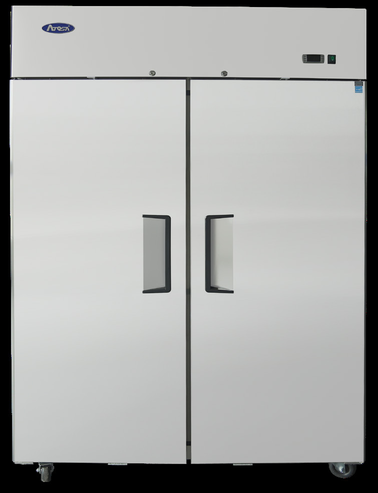 Product image #5 for Atosa 2-Section Reach-In Refrigerator/Freezer with Left Freezer and Right Refrigerator, Top-Mount Self-Contained