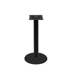 Thumbnail image #1 for Oak Street B18DISC-STD Steel Table Disc Base, 18" Diameter, 3" Column, 28-3/4" Dining Height, Black Finish