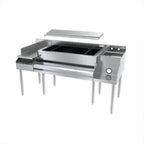 Thumbnail image #1 for NBR Equipment N24-3DD72C10 Modular Bar Station with Blender Station, 10-Circuit Cold Plate, Stainless Steel, 72"W x 24"D x 32.5"H