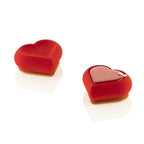 Thumbnail image #1 for JB Prince Silikomart MA410 Heart-Shaped Silicone Mold and Cutter, 6-Cavity, 85 mL