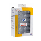 Thumbnail image #1 for Matfer Bourgeat 166003 Polycarbonate Cake Decorating Tube Tip Set, Assorted, 24-Piece