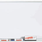 Thumbnail image #1 for AARCO Products WDS1824 Wall-Mount White Porcelain Markerboard, 24 x 18 in, Satin Anodized Aluminum Frame