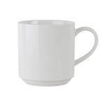 Thumbnail image #1 for Mikasa Hospitality (Lifetime Brands, Inc.) Bistro 5305718 Vitrified Porcelain Mug, 11.8 oz., White Case of 36