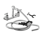 Thumbnail image #1 for Component Hardware Encore KL53-3100 Wall-Mount Pot Filler Assembly, 8" Centers, 72" Stainless Steel Flexible Hose, Ceramic Valve