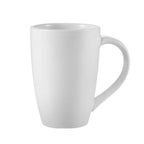 Thumbnail image #1 for CAC China R-M12 12 oz Porcelain Tall Round Coffee Mug, Super White, Non-Stackable Case of 3 Dozen
