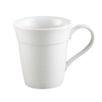Thumbnail image #1 for CAC China Harmony HMY-38 8 oz Embossed Porcelain Coffee Mug Case of 3 Dozen