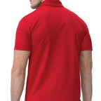 Thumbnail image #2 for Chef Works Z650-RED-5XL Men's Red 5XL Collared Polo Shirt, 100% Polyester