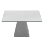 Thumbnail image #1 for Steelite International Roselli, Buffet 6950E705 Square Porcelain Buffet Riser, 9-1/2" x 4-1/2"