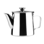 Thumbnail image #1 for Browne USA Foodservice Contemporary 515002 12 oz 18/8 Stainless Steel Teapot with Strainer, Mirror Finish