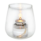 Thumbnail image #2 for Sterno Sonoma 80532 Glass Candle Lamp, Clear, 4"H, for Liquid Wax, Flameless, or Votive Candles