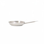Thumbnail image #1 for Tuxton China Tuxsteel RSPT-120 12-Inch Tapered Uncoated Stainless Steel Fry Pan, Induction Ready, Rivetless Hollow Handle