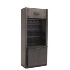 Thumbnail image #1 for Axis Designs Micro Market Fixtures IMCB-3696 Micro Market Merchandiser with Locking Storage Cabinet, 36"W x 26-1/4"D x 96"H