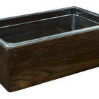 Thumbnail image #1 for Cal-Mil 22421-10-112 Ice Housing, Dark Stained Oak, Curved Edges, 11 x 13 x 6-1/2 inches
