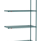 Thumbnail image #1 for Metro Super Erecta SE-2430K3-86-A4 Add-On Wire Shelving Unit, 30"W x 24"D x 86"H, 800 lb. capacity per shelf, 2000 lb. capacity per unit, 1" shelf