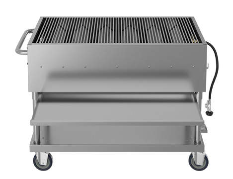 Product image #6 for KoolMore 47.6-Inch 6-Burner Mobile Commercial Outdoor Propane Grill Charbroiler