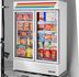 Thumbnail image #5 for True 54-Inch Two-Section Glass Door Freezer Merchandiser, Self-Contained Bottom Mount, White