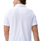 Thumbnail image #2 for Chef Works SBU01-WHT-S Men's White Short-Sleeve Snap-Front Work Shirt, Small, Polyester/Elastane with Mesh Back