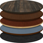 Thumbnail image #1 for Oak Street OLWE36RND Round Laminate Table Top, 36-inch Diameter, 1-1/4-inch Thick, Wood Overlay Edge