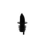 Thumbnail image #1 for Thunder Group PLPR900BK Free-Flow Plastic Liquor Pourer, Collarless, Black, Fits Standard 750 mL Bottle Case of 72