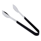 Thumbnail image #1 for G.E.T. GET BSRIM-71-BK 12" Stainless Steel Serving Tongs with Black PVC Cool-Grip Handle Case of 12