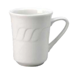 Thumbnail image #1 for Vertex China Sausalito SAU-17-G China Coffee Mug, 7-1/2 oz, Round with Handle, Sculpted Lines, Cilantro Case of 3 Dozen