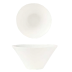 Thumbnail image #1 for Libbey Chef's Selection II BW-5106 Conical Porcelain Footed Bowl, 5 oz, 4 in