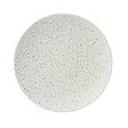 Thumbnail image #1 for Korin Inc Cambria PLL-348 Round Ceramic Plate, 11" Diameter x 1-1/4"H, White Speckled