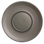 Thumbnail image #1 for Vertex China Elements E-205-G Round China Plate, 11-1/4 in, 5-1/2 in Well, Embossed Rim, Misty Green 1 Dozen
